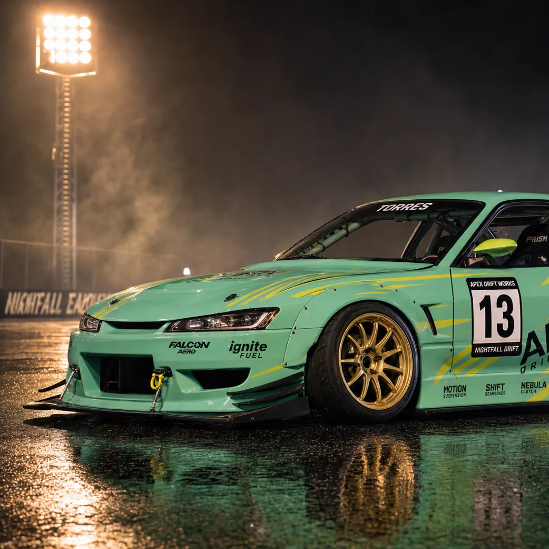 JAKE TORRES, car number 13